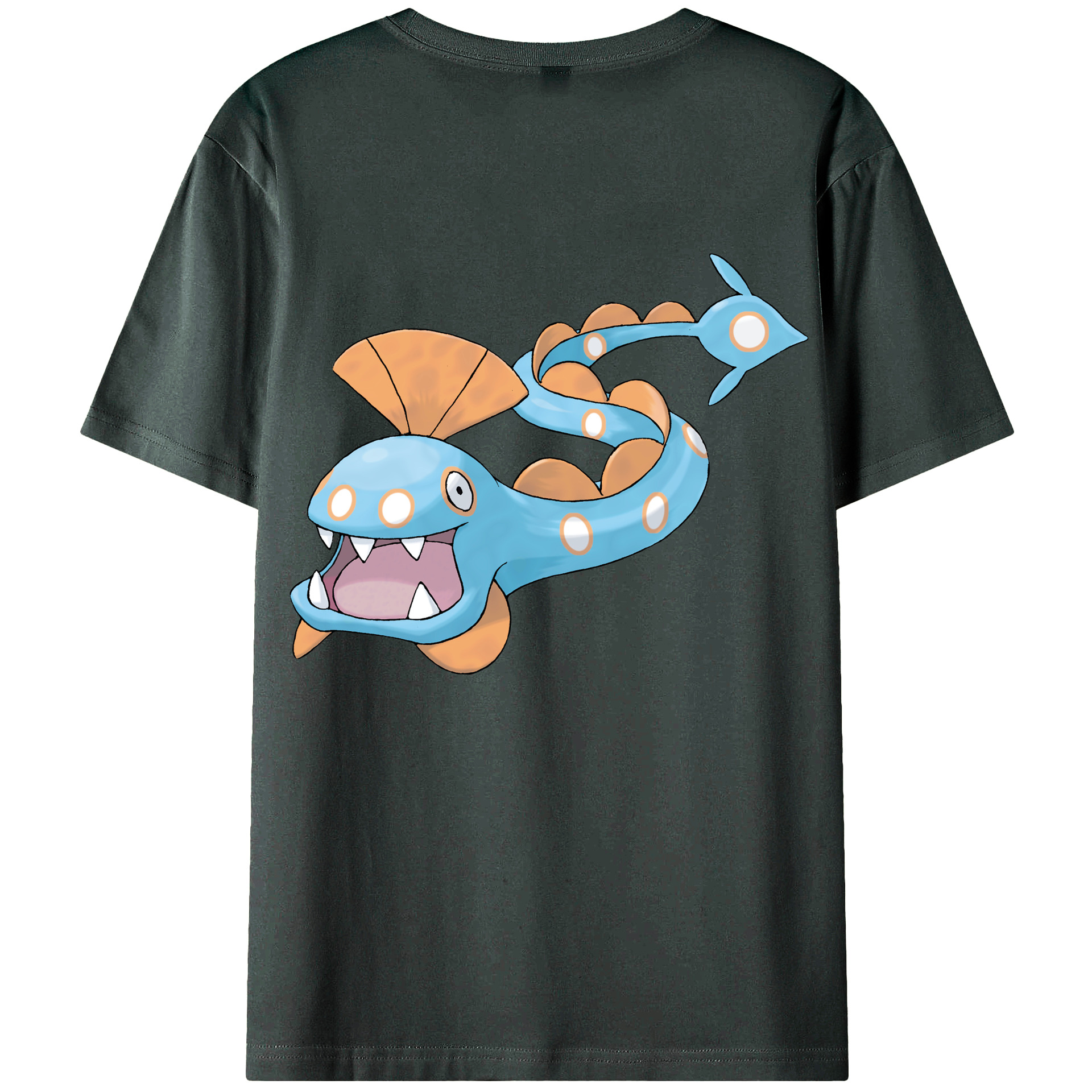 （画像用） ポケットモンスター Pokémon 綿100％ メンズ半袖Tシャツ（バックプリント） 通気性